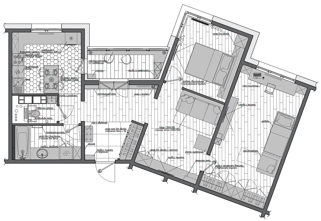 Дизайн квартиры в Гомеле Головацкого
