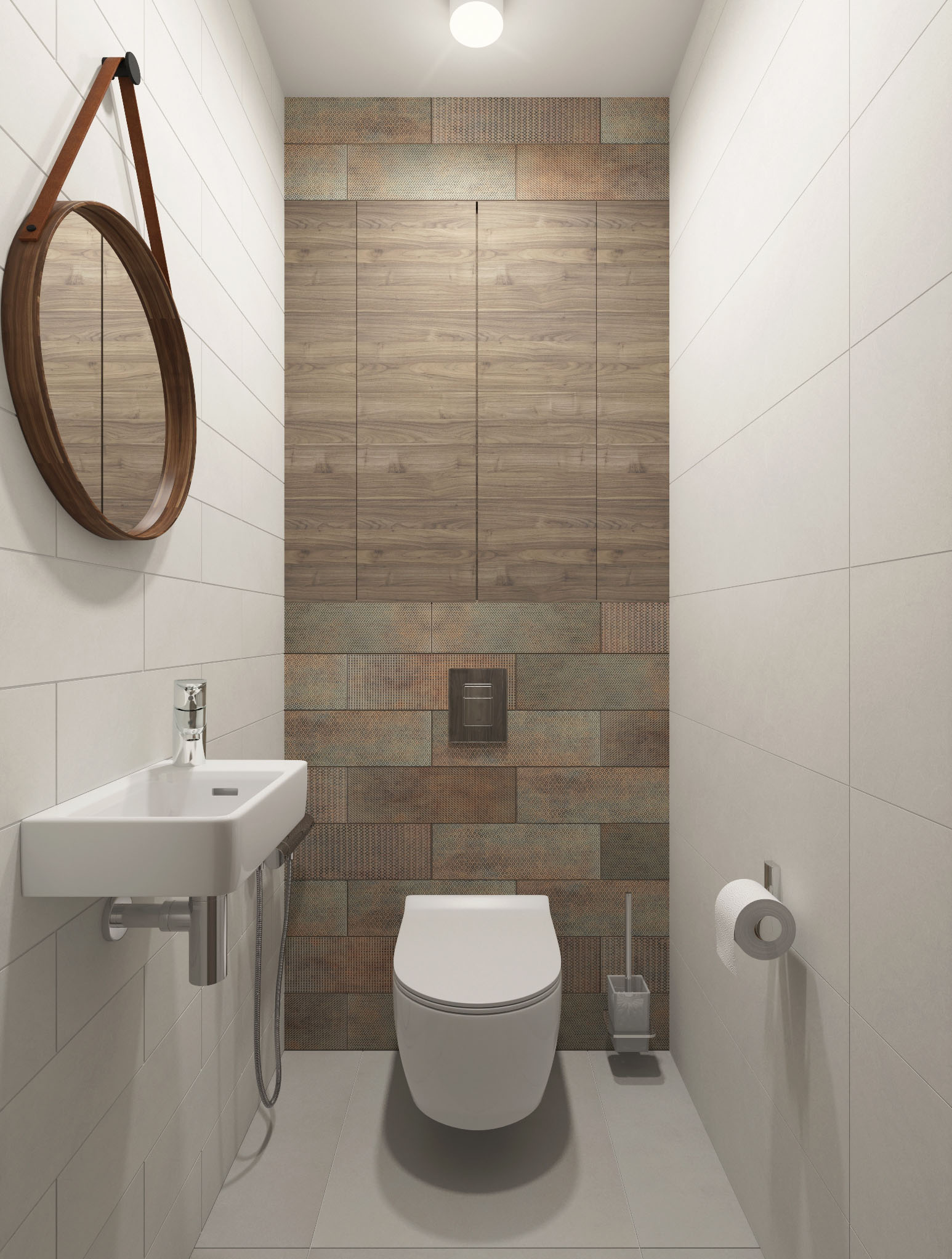Дизайн интерьера туалета в Жлобине