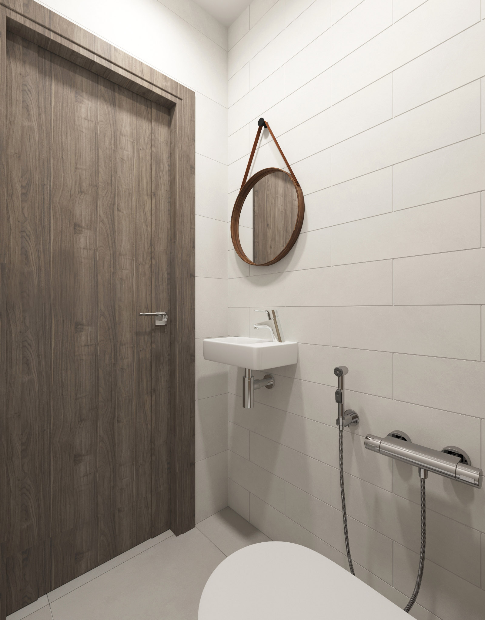 Дизайн интерьера туалета в Жлобине