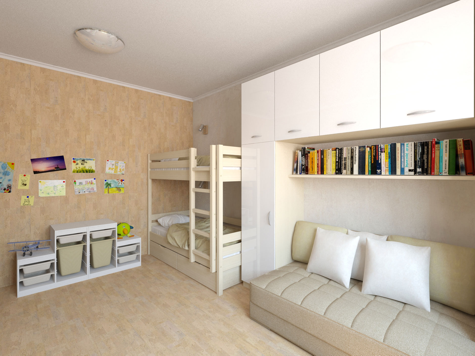 Дизайн интерьера детской комнаты в Гомеле