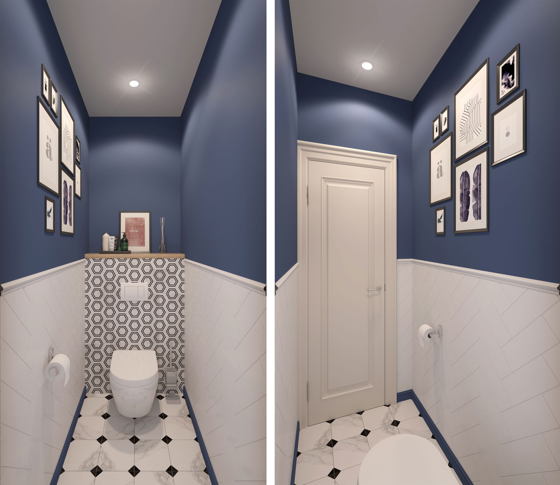 Дизайн интерьера ванной комнаты в Гомеле